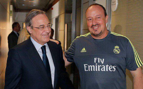 Florentino Pérez ha jugado al despiste con respecto a la continuidad o no del ya cesado Rafa Benítez/ R.C.