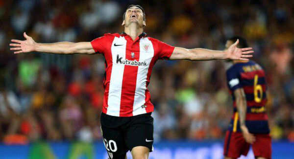 Aduriz es el máximo goleador española de la Liga BBVA / TONI ALBIR (EFE)