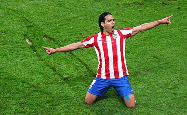 Radamel Falcao, uno de los delanteros más queridos de la afición colchonera/ EFE